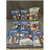 Image 1 : Lot of 9 Star Trek The Next Generation Action Figures NOS