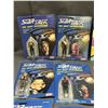 Image 2 : Lot of 9 Star Trek The Next Generation Action Figures NOS