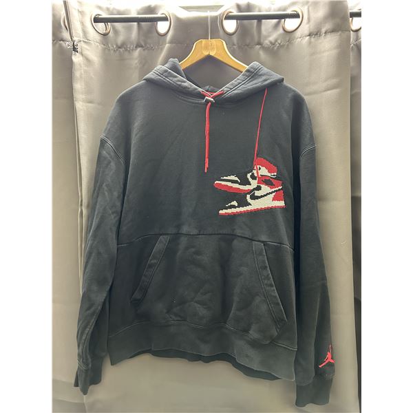 Jordan Size XL Hoodie Pullover Sweater with Embroidered Detail