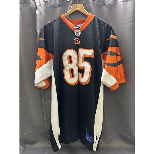 Size 52 NFL American Football Jersey #85  C. Johnson Cincinnati Bengals