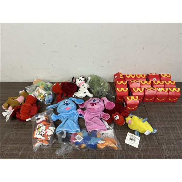 Large Lot of McDonalds / Fastfood Premiums The Little Mermaid, Blues Clues, Etc
