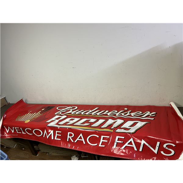 Budweiser Racing Advertising Sports Banner