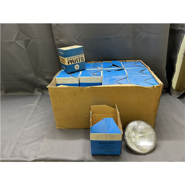 Lot 24 Model 4001 Sealed Beam Headlights for Vintage Cars