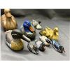 Image 2 : Lot of 10 Duck Figurines Wood, Resin