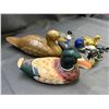 Image 4 : Lot of 10 Duck Figurines Wood, Resin