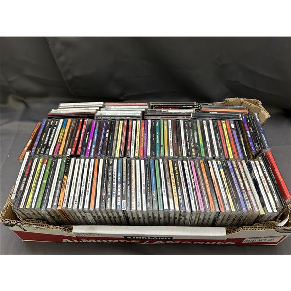 Lot of 100+ CDs Assorted Rock, Aerosmith, AC DC, Kid Rock, Dixie Chicks, etc