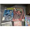 Image 2 : Lot of Spooky Books Halloween Decoration, Savage Sword of Conan Comics, VHS Tapes Star Wars Ewoks