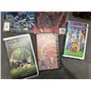 Image 3 : Lot of Spooky Books Halloween Decoration, Savage Sword of Conan Comics, VHS Tapes Star Wars Ewoks