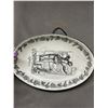 Image 3 : Vintage Italy? Porcelain Oval Decorative Plate 8" x 5.5"