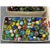 Image 2 : 2 Boxes of Glass Marbles Assorted, Vintage.