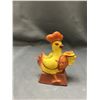 Image 1 : Vintage Chicken Delight Rubber Piggy Coin Bank 5"