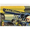 Image 2 : Large 45" x 30" Framed Fabric Wall Art F-1 John Player Special