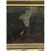 Image 3 : Antique 'Farm Scene' Original Painting in Ornate Frame by C.E. Jacques