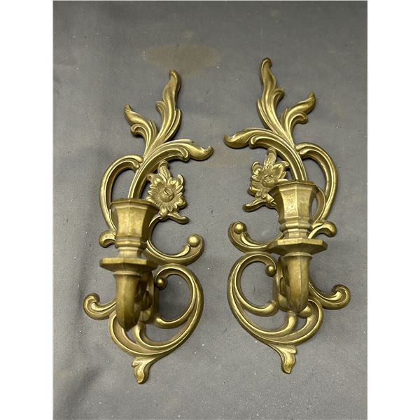 Vintage Syroco MCM Wall Sconces