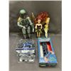 Image 1 : Lot of 5pcs Boba Fett Action Figure, Dolls, MEGAMIX Word Game and Jets #26 Figurine