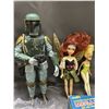 Image 2 : Lot of 5pcs Boba Fett Action Figure, Dolls, MEGAMIX Word Game and Jets #26 Figurine