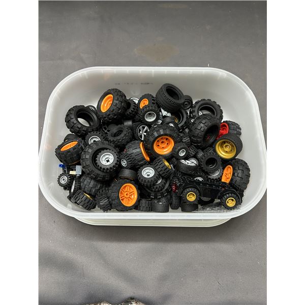 Lot of Assorted LEGO Tires