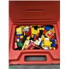 Image 2 : Red LEGO Rubber Toolbox of Vintage LEGO Bricks