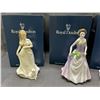 Image 3 : Lot of 3 Royal Doulton Porcelain Figurines "Morning Walk" & "Jessica"
