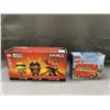 Image 2 : LEGO Brick Headz Ninjago Figure 3-Pack and LEGO Creator Double Decker English Bus