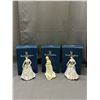 Image 1 : Lot of 3 Royal Doulton Porcelain Figurines "Jessica" & "A Morning Walk"
