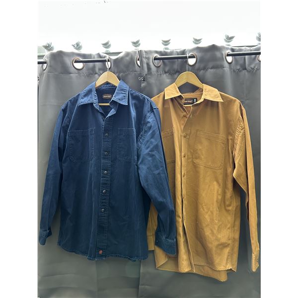 Jesse James Size M Workwear Longsleeve Button Up Shirts