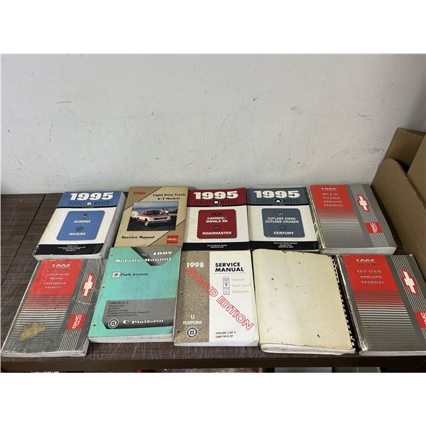 Lot of 10 Automotive Autobody Shop Manuals
