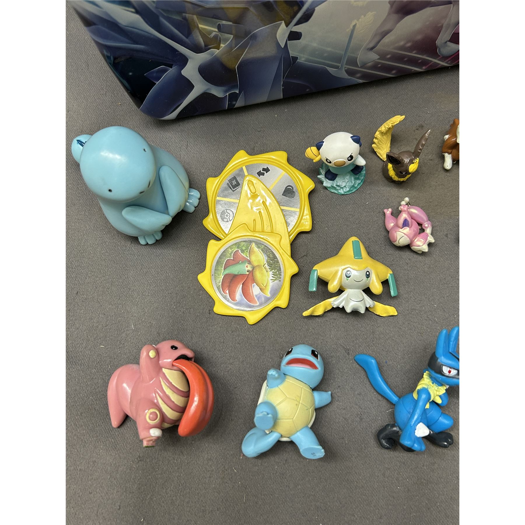 Pokemon Pvc Lot of Mostly Vintage TOMY Pokemon PVC Figurines, Tin