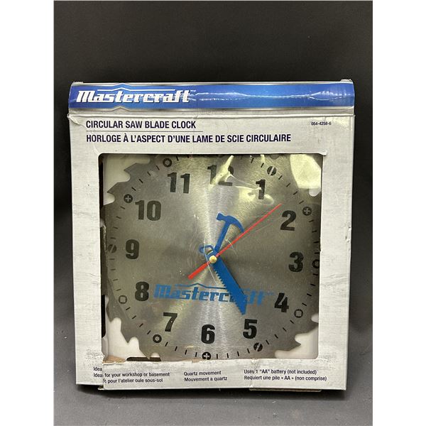 Circular Saw Blade Clock by Mastercraft