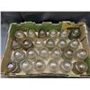 Image 1 : Lot of 24 Glass Insulators Diamond