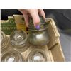 Image 4 : Lot of 24 Glass Insulators Diamond