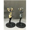 Image 1 : Pair of Fighter Anime Girl Figurines 2 Versions (third party) 10"