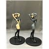 Image 4 : Pair of Fighter Anime Girl Figurines 2 Versions (third party) 10"