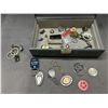 Image 1 : Junk Drawer Coins, Buttons, Keychains, Novelty, Tokens, Etc