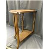 Image 4 : Semi Circle / Half Table Side Table 23" x 22" x 12"