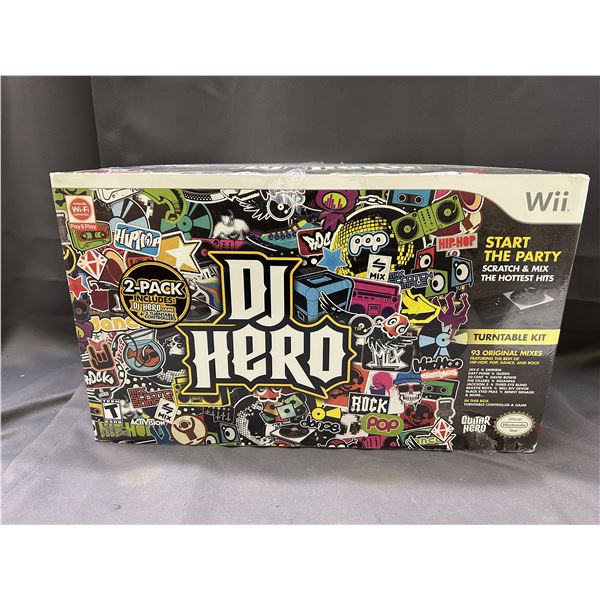 Nintendo Wii DJ Hero SEALED Box Set Turntable Kit