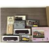 Image 1 : Lot of Assorted Train HO Scale Carts, Miniatures, Buildings, Model Items