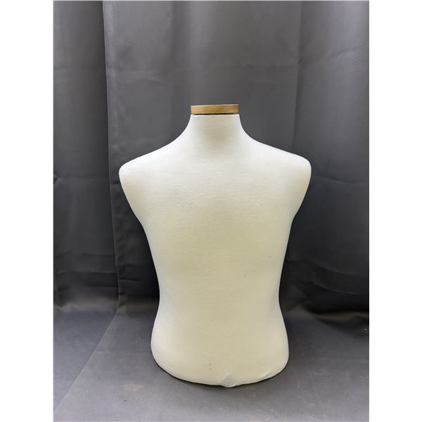 Fabric Mannequin Torso Men's 2ft Tall