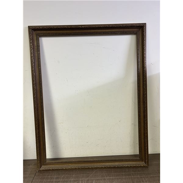 Wooden Ornate Picture Frame 37" x 48" exterior, 31" x 41" interior