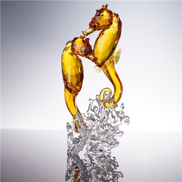 2pc Swarovski Crystal Figurine Seahorse Couple 5216032