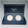 Image 1 : 2012-S American Silver Eagle 2 Coin Set 75th Anniv Proof & Reverse Proof