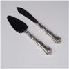 Image 2 : 2pc Gorham Sterling Silver Master Butter Knife & Cheese Server, Rondo