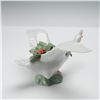 Image 2 : Lladro Porcelain Figurine, Flying Duck with Mistletoe 1008496