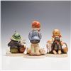 Image 2 : 3pc Goebel Hummel Figurines, Children with Animals