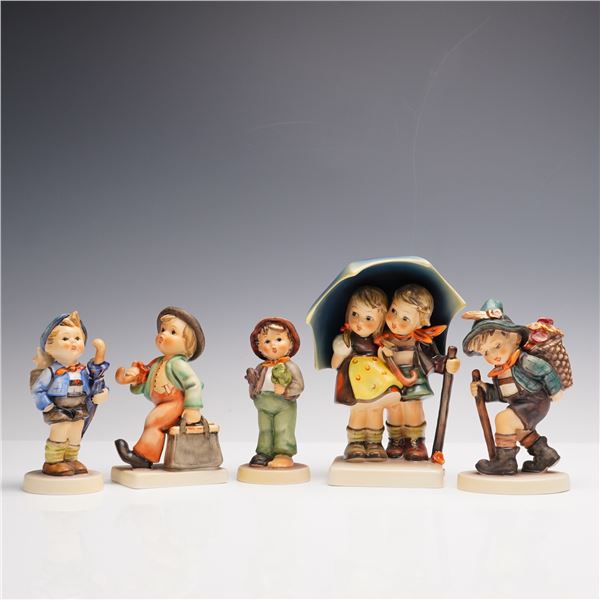 5pc Goebel Hummel Figurines, Children on a Journey