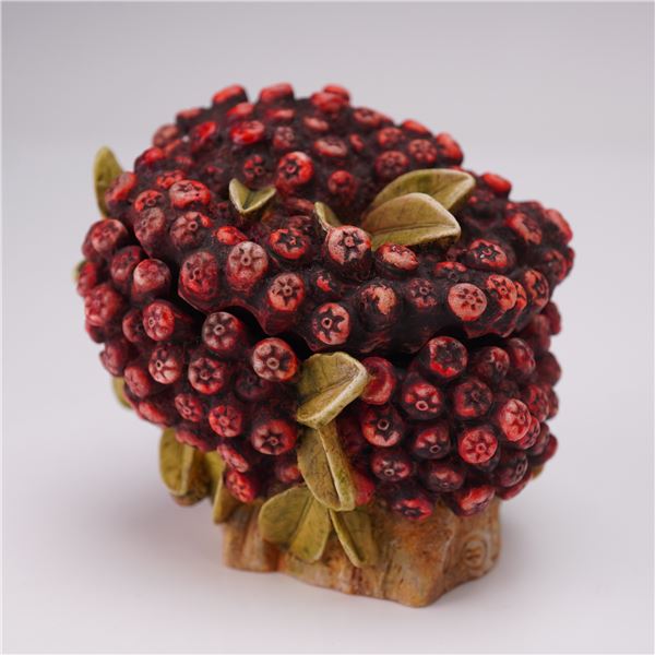 Harmony Kingdom Covered Box Figurine, Cranberry