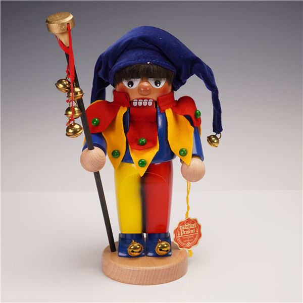 Steinbach Jester Nutcracker with Bells and Original Tag