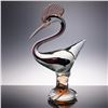 Image 2 : 2pc Art Glass Sculptures, Spoonbill and Fish