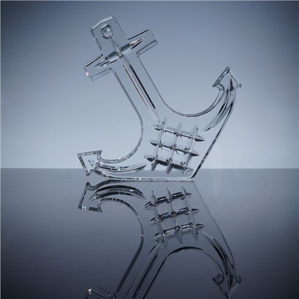 Waterford Crystal Paperweight, Deep Sea Anchor
