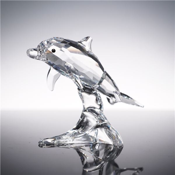 Swarovski Crystal Figurine, Baby Dolphin